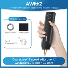 Load image into Gallery viewer, AWithZ Mini Portable DIY Nickel Sheet Handheld Spot Welding Machine