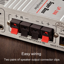 Load image into Gallery viewer, Lepy LP-268 DC12V High Fidelity Power Car/Motorcycle Amplifier