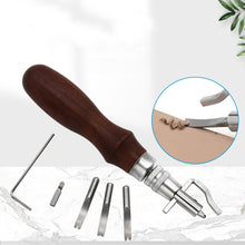 Load image into Gallery viewer, 7 In 1 Leather Edge Presser Groove Cutter Edge Trimmer