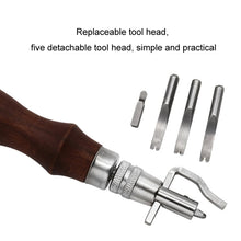 Load image into Gallery viewer, 7 In 1 Leather Edge Presser Groove Cutter Edge Trimmer