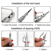Load image into Gallery viewer, 7 In 1 Leather Edge Presser Groove Cutter Edge Trimmer