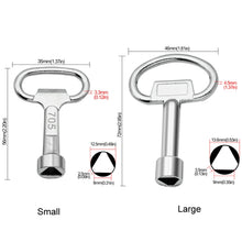 Load image into Gallery viewer, 5pcs Water Valve Chassis Triangular Key Wrench, Large, Small
