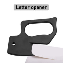 Load image into Gallery viewer, 2pcs Multi-purpose Paper Cutting Stainless Steel Blade Letter Opener, White, Black