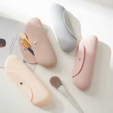 Load image into Gallery viewer, Silicone Makeup Brush Storage Bag Portable Travel Storage Bag Large Capacity Cosmetic Organizer