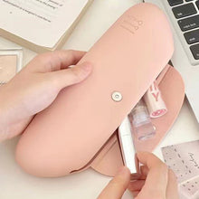 Load image into Gallery viewer, Silicone Makeup Brush Storage Bag Portable Travel Storage Bag Large Capacity Cosmetic Organizer