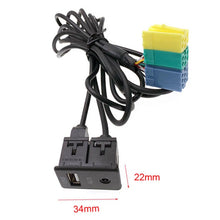 Load image into Gallery viewer, For Hyundai Kia 20 Pin Car CD Changer AUX+USB Audio Cable