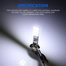 Load image into Gallery viewer, 55W Automotive LED Bulbs High Brightness Fog Light, H1, H3