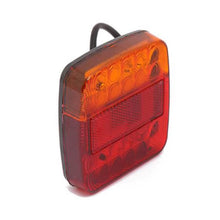 Load image into Gallery viewer, Transparent Shell Square Trailer LED Brake Tail Light