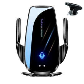 Q96 Car Wireless Charging Cell Phone Navigation Mount, Standard, Standard+Suction Cup