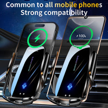 Load image into Gallery viewer, Q96 Car Wireless Charging Cell Phone Navigation Mount, Standard, Standard+Suction Cup