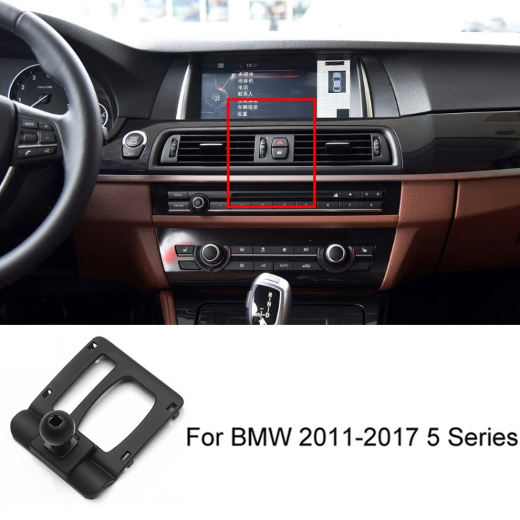 For BMW Car Air Outlet Modified Mobile Phone Holder Base, 04-08 7 Series, 05-12 3 Series, 08-13 X5/X6, 09-15 7 Series, 11-16 X3/X4, 10-17 5GT  Imported, 11-17 5 Series, 11-17 5 Series Universal Applicable to Double Rollers, 12-15 X1                    ...