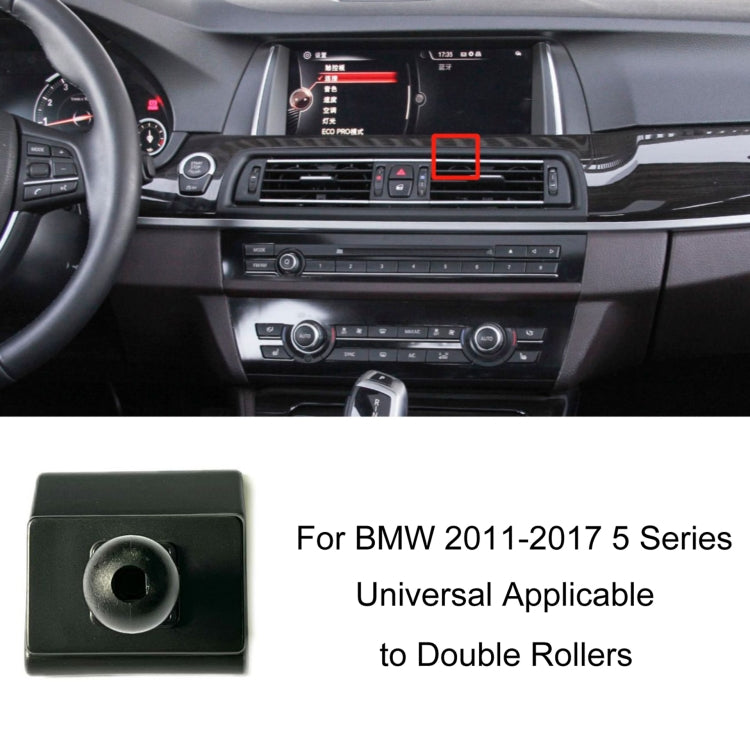 For BMW Car Air Outlet Modified Mobile Phone Holder Base, 04-08 7 Series, 05-12 3 Series, 08-13 X5/X6, 09-15 7 Series, 11-16 X3/X4, 10-17 5GT  Imported, 11-17 5 Series, 11-17 5 Series Universal Applicable to Double Rollers, 12-15 X1                    ...