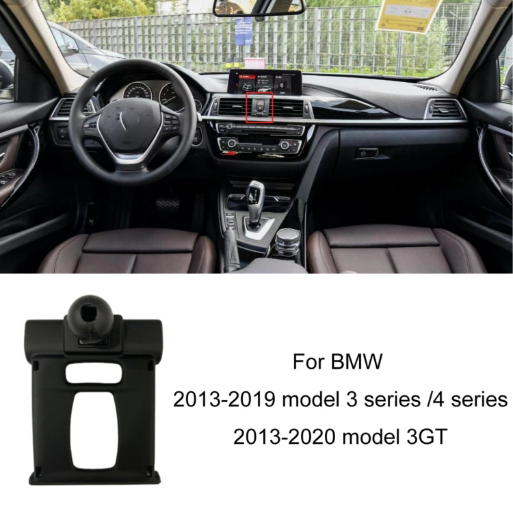 For BMW Car Air Outlet Modified Mobile Phone Holder Base, 04-08 7 Series, 05-12 3 Series, 08-13 X5/X6, 09-15 7 Series, 11-16 X3/X4, 10-17 5GT  Imported, 11-17 5 Series, 11-17 5 Series Universal Applicable to Double Rollers, 12-15 X1                    ...