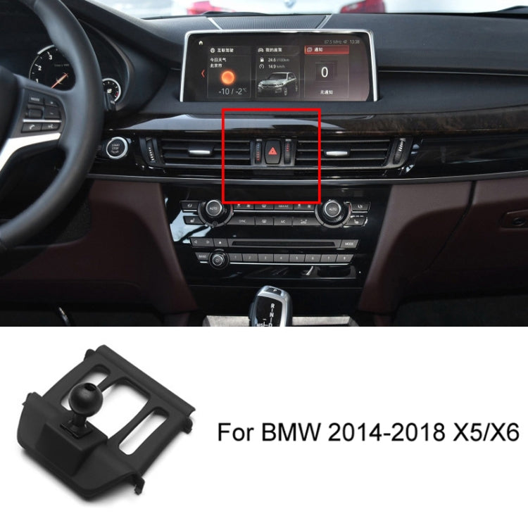 For BMW Car Air Outlet Modified Mobile Phone Holder Base, 04-08 7 Series, 05-12 3 Series, 08-13 X5/X6, 09-15 7 Series, 11-16 X3/X4, 10-17 5GT  Imported, 11-17 5 Series, 11-17 5 Series Universal Applicable to Double Rollers, 12-15 X1                    ...