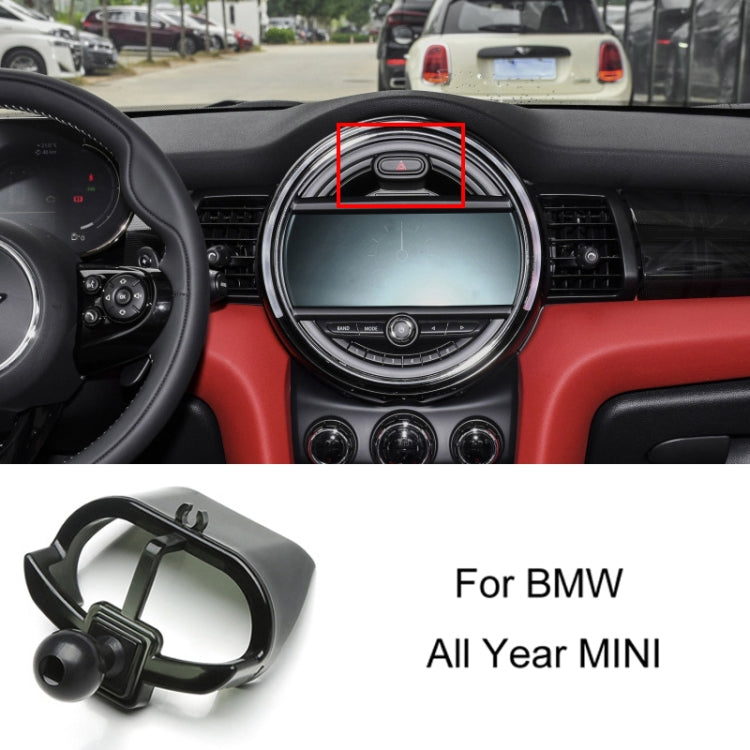 For BMW Car Air Outlet Modified Mobile Phone Holder Base, 04-08 7 Series, 05-12 3 Series, 08-13 X5/X6, 09-15 7 Series, 11-16 X3/X4, 10-17 5GT  Imported, 11-17 5 Series, 11-17 5 Series Universal Applicable to Double Rollers, 12-15 X1                    ...