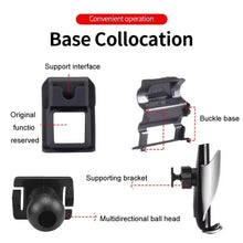 Load image into Gallery viewer, For BMW Car Air Outlet Modified Mobile Phone Holder Base, 04-08 7 Series, 05-12 3 Series, 08-13 X5/X6, 09-15 7 Series, 11-16 X3/X4, 10-17 5GT  Imported, 11-17 5 Series, 11-17 5 Series Universal Applicable to Double Rollers, 12-15 X1                    ...