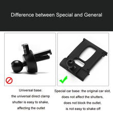 Load image into Gallery viewer, For BMW Car Air Outlet Modified Mobile Phone Holder Base, 04-08 7 Series, 05-12 3 Series, 08-13 X5/X6, 09-15 7 Series, 11-16 X3/X4, 10-17 5GT  Imported, 11-17 5 Series, 11-17 5 Series Universal Applicable to Double Rollers, 12-15 X1                    ...
