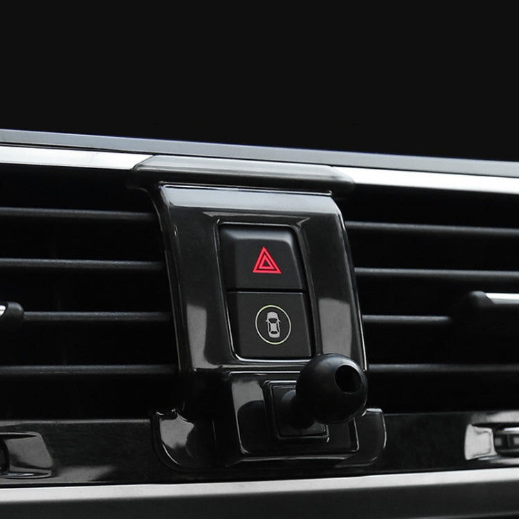 For BMW Car Air Outlet Modified Mobile Phone Holder Base, 04-08 7 Series, 05-12 3 Series, 08-13 X5/X6, 09-15 7 Series, 11-16 X3/X4, 10-17 5GT  Imported, 11-17 5 Series, 11-17 5 Series Universal Applicable to Double Rollers, 12-15 X1                    ...