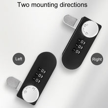 Load image into Gallery viewer, Home Drawer Locker Mechanical Dial And Quarter Turn Combination Lock, Left Turn, Right Turn