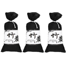 Load image into Gallery viewer, 3Bags Bamboo Charcoal Air Purifying Bag For Refrigerators Wardrobes Car Formaldehyde Odor Removal Pack