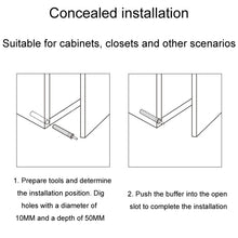 Load image into Gallery viewer, 3pcs Cabinet Door Bouncing Anti-Collision Mute Cushion Damper