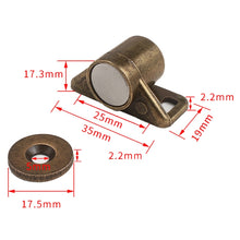 Load image into Gallery viewer, Household Cabinet Door Magnetic Suction Buckle Bumper Ball Adhesive Coupler