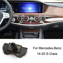 Load image into Gallery viewer, For Mercedes-Benz Left-Handed Drive Mobile Phone Holder Car Air Outlet Base, 05-10 ML, 06-17 R-Class, 08-10 C-Class, 08-12 S-Class, 09-10 B-Class, 11-13 C-Class, 12-19 B-Class, 12 GLK, 12-15 ML, 13-15 GLK, 14-15 E-Class/13-16 E-Class, 12-17 CLS        ...