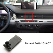 Load image into Gallery viewer, For Audi Left Driving Car Mobile Phone Holder Mounting Base, 05-11 A6L, 06-15 Q7, 09-16 A4L/A5, 10-18 Q5, 10-19 A1, 11-17 A8L, 12-18 A6L, 13-18 Q3, 14-20 A3, 16-19 Q7, 17-23 A4L-A5-S4-S5, 18-22 Q5L, 18-23 A8L, 19-22 Q2L, 19-23 A6L, 19-23 Q3, 20-21 Q7/Q...