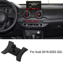 Load image into Gallery viewer, For Audi Left Driving Car Mobile Phone Holder Mounting Base, 05-11 A6L, 06-15 Q7, 09-16 A4L/A5, 10-18 Q5, 10-19 A1, 11-17 A8L, 12-18 A6L, 13-18 Q3, 14-20 A3, 16-19 Q7, 17-23 A4L-A5-S4-S5, 18-22 Q5L, 18-23 A8L, 19-22 Q2L, 19-23 A6L, 19-23 Q3, 20-21 Q7/Q...