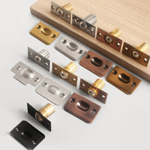 Load image into Gallery viewer, Household Stainless Steel And Copper Door Bumbler Lock, Black, Antique Red, Gold