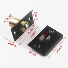 Load image into Gallery viewer, Household Stainless Steel And Copper Door Bumbler Lock, Black, Antique Red, Gold