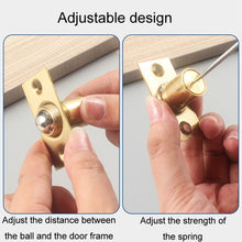 Load image into Gallery viewer, Household Stainless Steel And Copper Door Bumbler Lock, Black, Antique Red, Gold