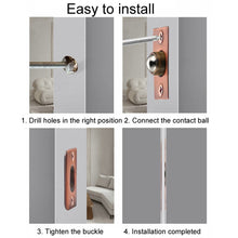 Load image into Gallery viewer, Household Stainless Steel And Copper Door Bumbler Lock, Black, Antique Red, Gold
