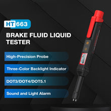 Load image into Gallery viewer, HABOTEST HT663 Motorcycle Vehicle Brake Fluid Moisture Detection Pen, HT663
