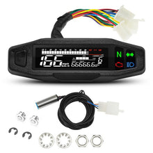 Load image into Gallery viewer, Motorcycle HD LCD Fuel Level Speed Electronic Instrument