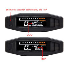 Load image into Gallery viewer, Motorcycle HD LCD Fuel Level Speed Electronic Instrument