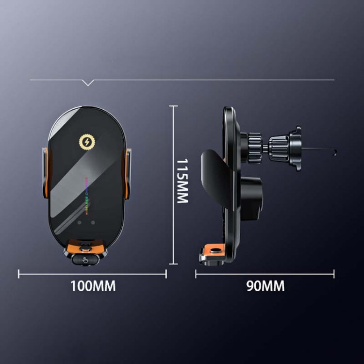 C3 Car Infrared Sensor Auto Opening And Closing Wireless Charging Cell Phone Holder