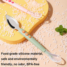 Load image into Gallery viewer, Multi-function Double-head Baby Food Spoon Baby Tableware Fruit Scraper Spoon