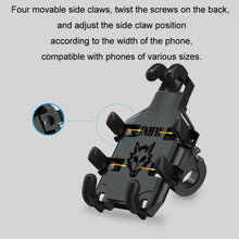Load image into Gallery viewer, JNHW Motorcycle Bicycle Eight Claw Mobile Phone Navigation Shockproof Bracket, For Handlebar, For Rearview Mirror