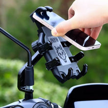 Load image into Gallery viewer, JNHW Motorcycle Bicycle Eight Claw Mobile Phone Navigation Shockproof Bracket, For Handlebar, For Rearview Mirror