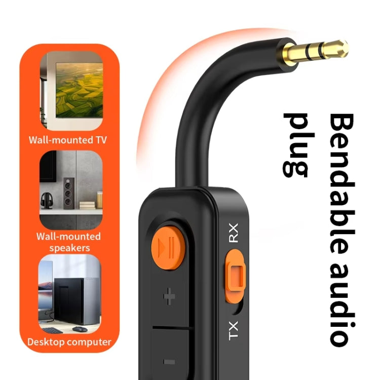 2-in-1 Receiver Bluetooth Transmitter with Call Aux Car Bluetooth Adapter, 2-in-1