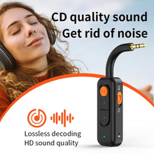 Load image into Gallery viewer, 2-in-1 Receiver Bluetooth Transmitter with Call Aux Car Bluetooth Adapter, 2-in-1