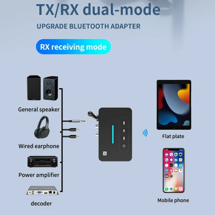 D9 2-in-1 Old-fashioned Audio Car Bluetooth Receiver Transmitter NFC Music Bluetooth Adapter, D9 2-in-1
