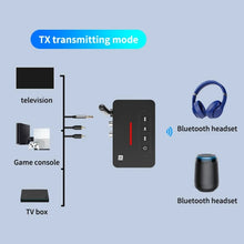 Load image into Gallery viewer, D9 2-in-1 Old-fashioned Audio Car Bluetooth Receiver Transmitter NFC Music Bluetooth Adapter, D9 2-in-1