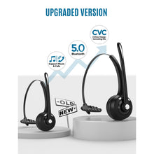 Load image into Gallery viewer, Bluetooth 5.0 Mono Wireless Business Headset Customer Service Dedicated Headset