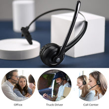 Load image into Gallery viewer, Bluetooth 5.0 Mono Wireless Business Headset Customer Service Dedicated Headset