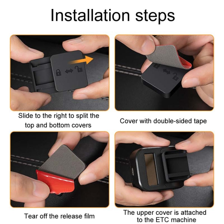 Car Universal ETC Device Removable Slide Bracket
