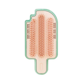Cats Corner Self-Exciting Ice-Cream Scrubber Pet Massage Brush Toy, Simple Model, Feather Model, Peppermint Ball Model