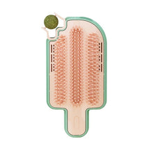 Load image into Gallery viewer, Cats Corner Self-Exciting Ice-Cream Scrubber Pet Massage Brush Toy, Simple Model, Feather Model, Peppermint Ball Model