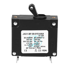 Load image into Gallery viewer, 80V DC Overload Hydraulic Reset Circuit Breaker, 15A, 20A, 25A, 30A